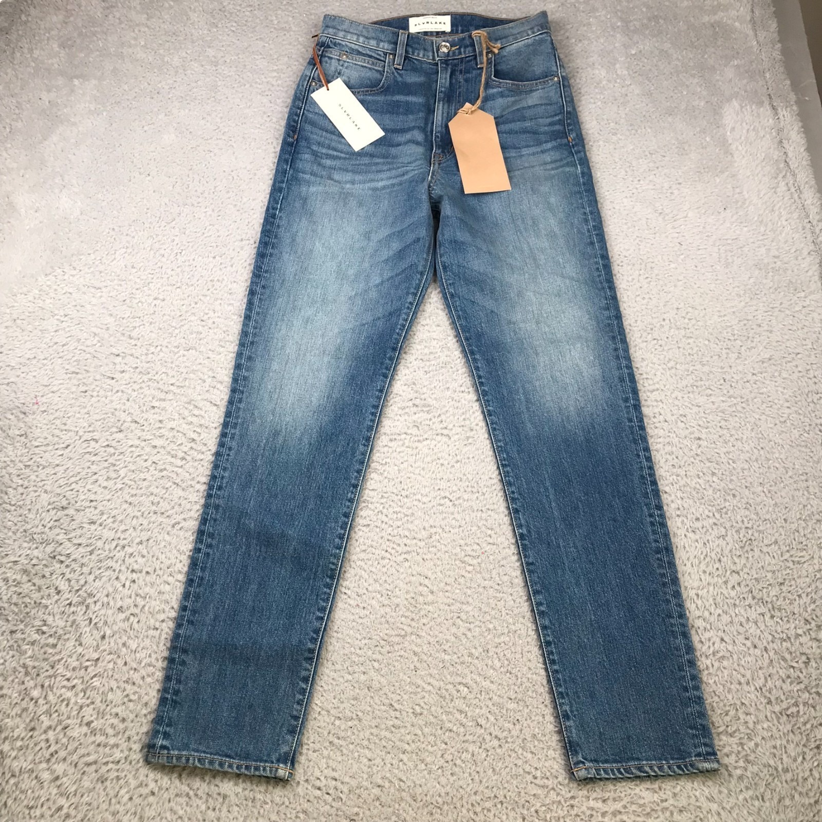 Slvrlake Beatnik Jeans Womens 27 Blue High Waisted Skinny Stretch Denim New Nwt